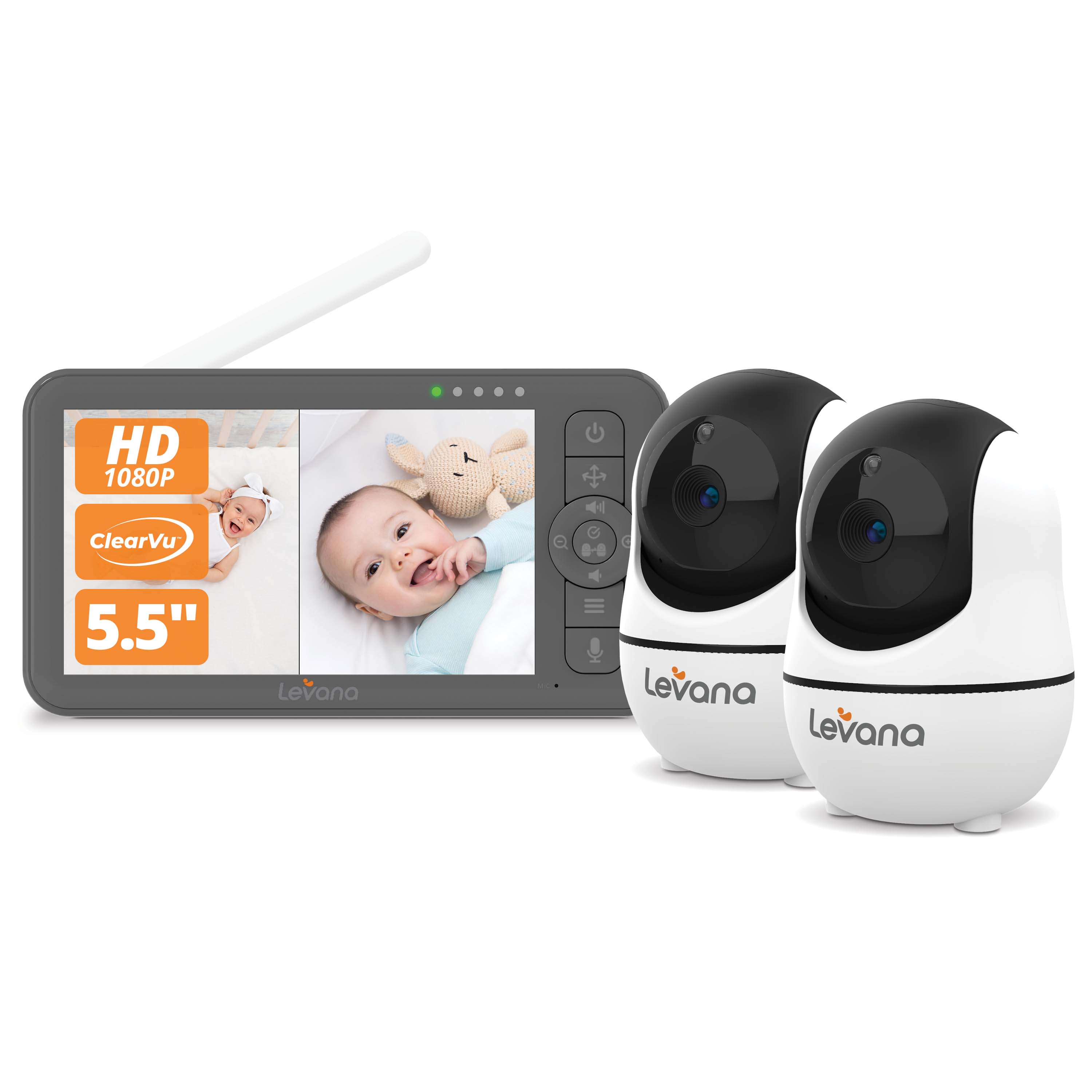 Levana Nala baby monitor with 2 cameras
