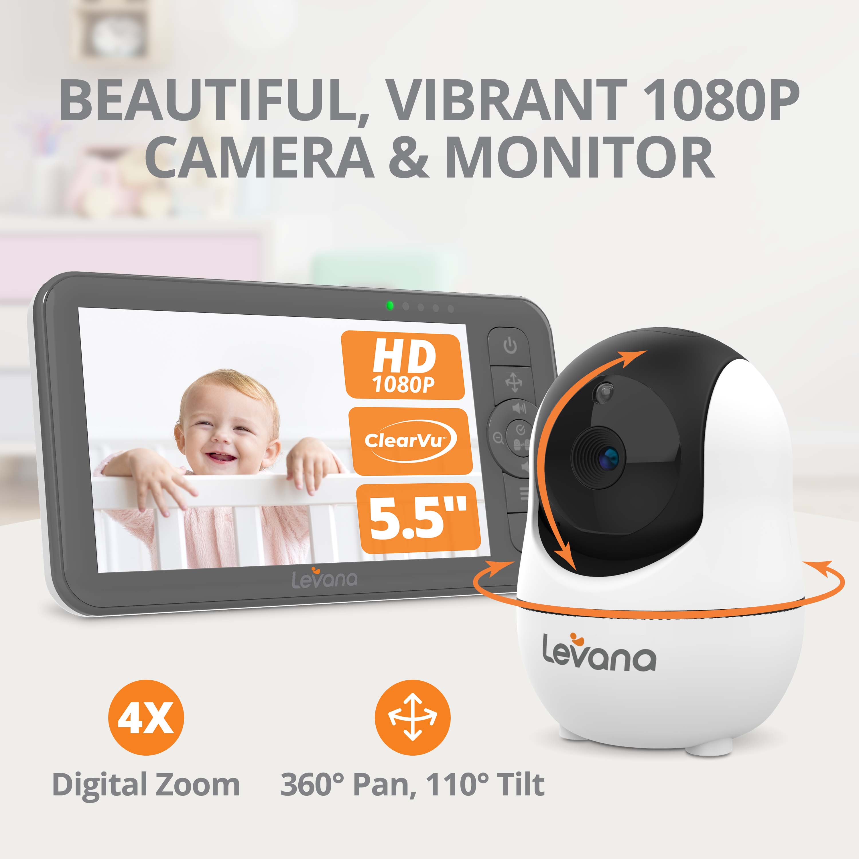Levana Nala 1080p full HD camera view