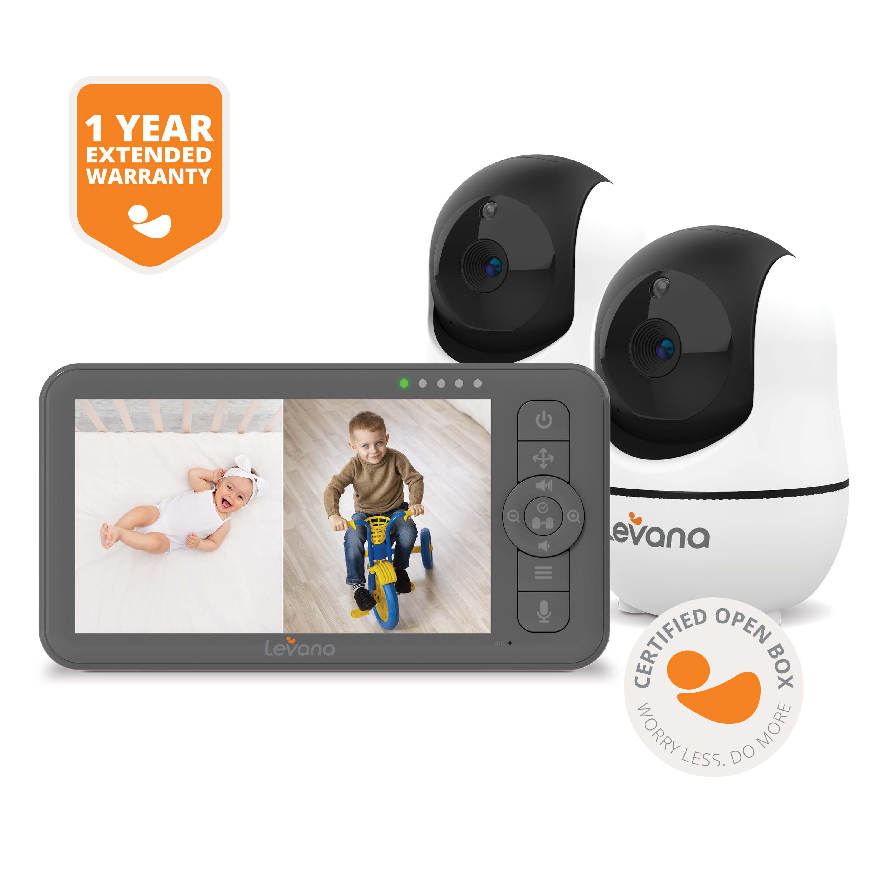 Extended 1 Year Warranty for Levana Nala with 2 Cameras (Certified Open Box)